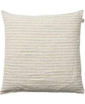 stripe/hvid-beige, pyntepude