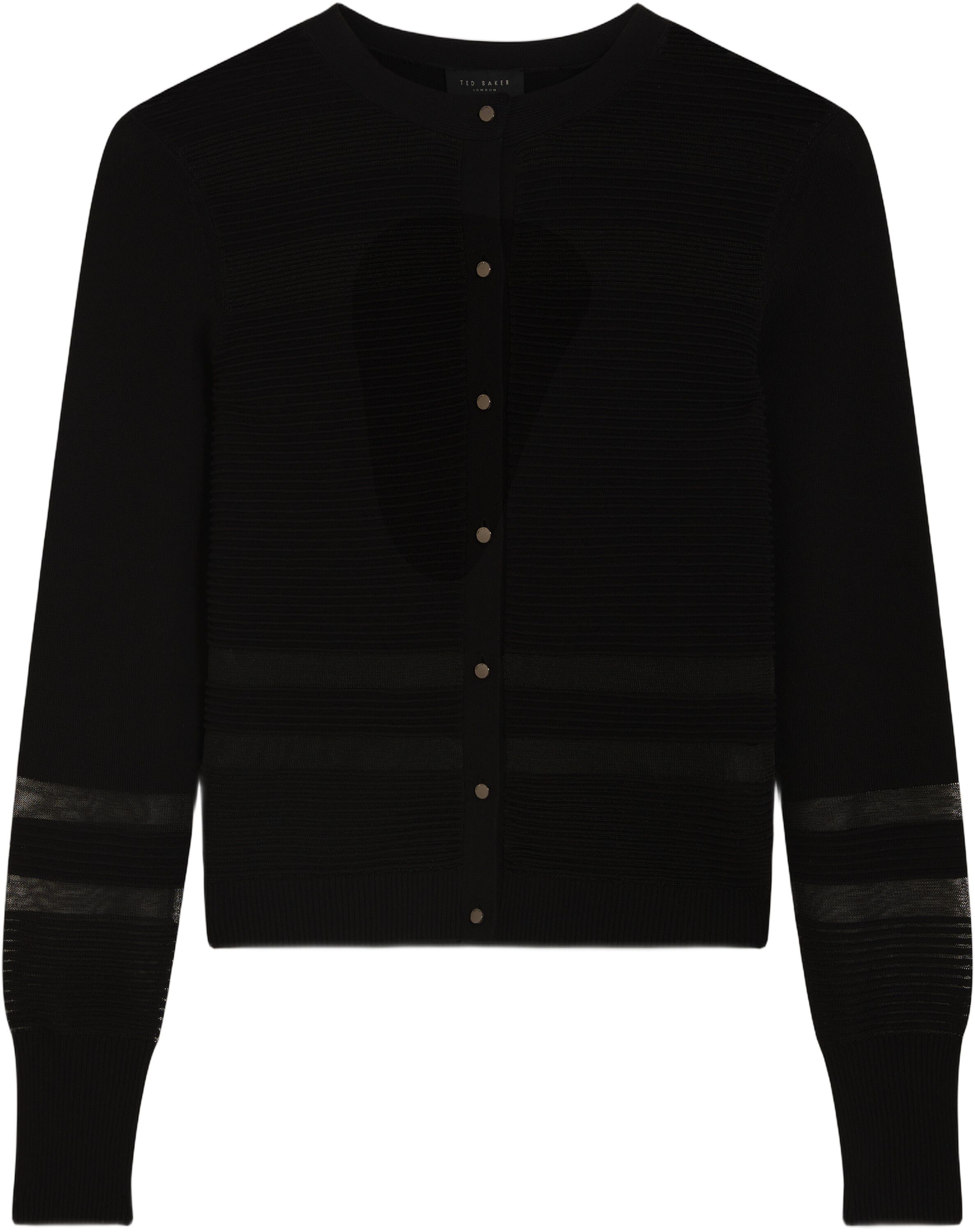 CALYAA Knit Cardigan With Invisible