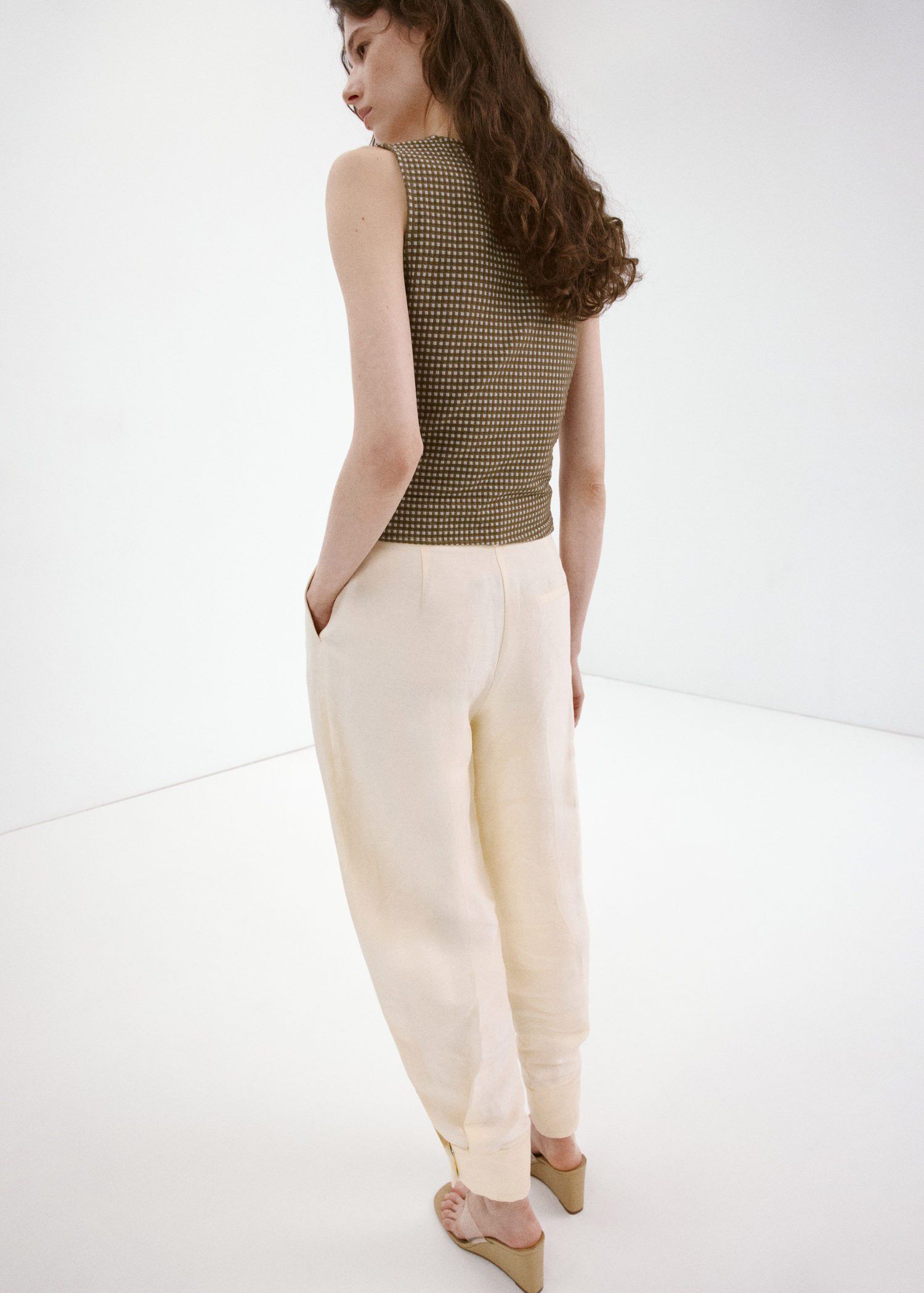 Ruched fitted top