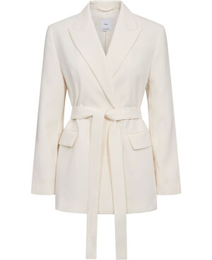 Suit jacket with scarf