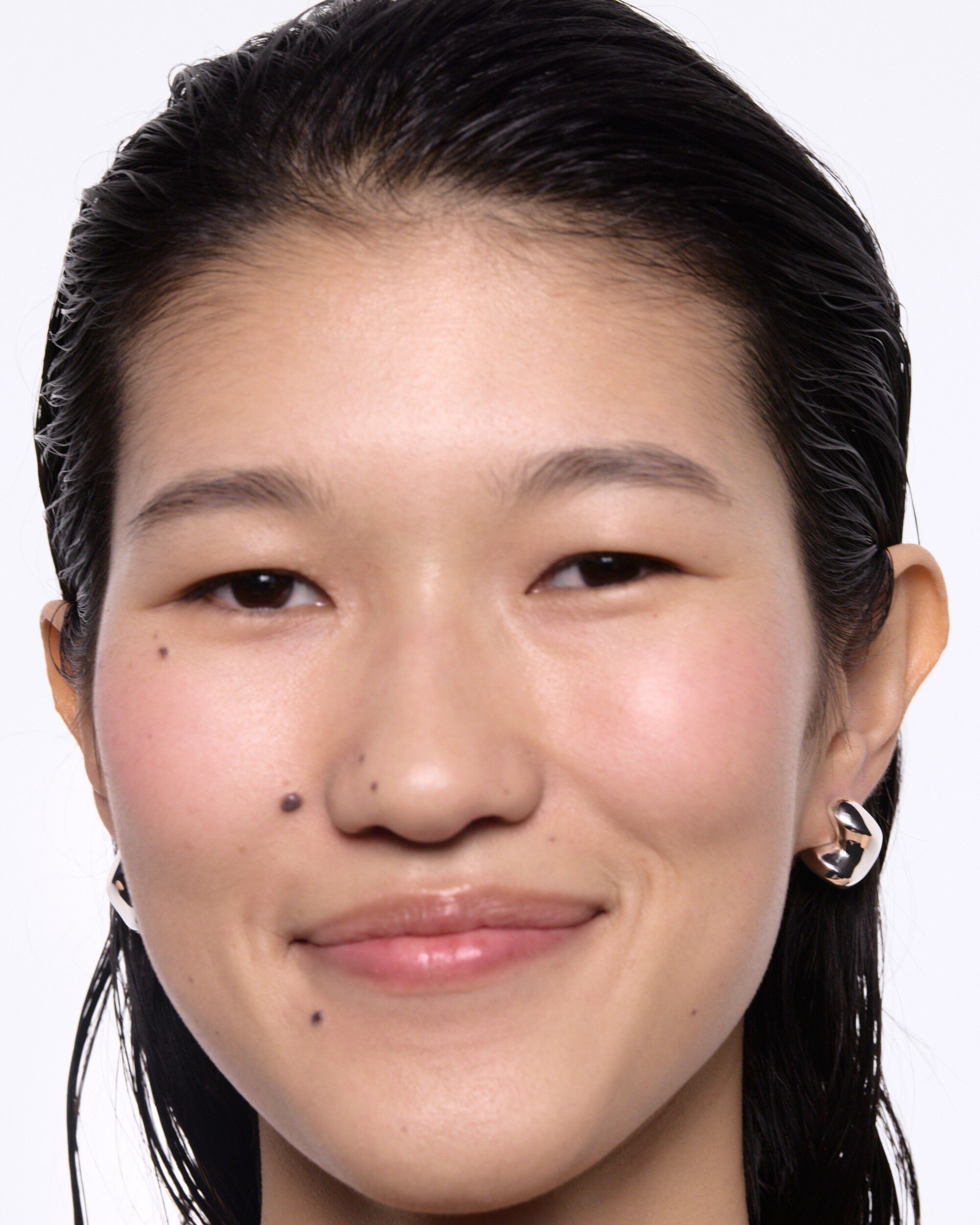 Saddle Earring Small Silver