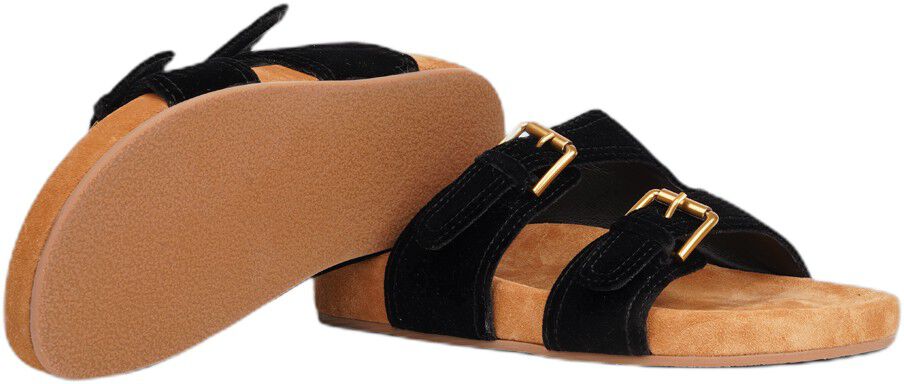 DONORI - ADJUSTABLE SOFT VELVET / SUEDE SANDAL
