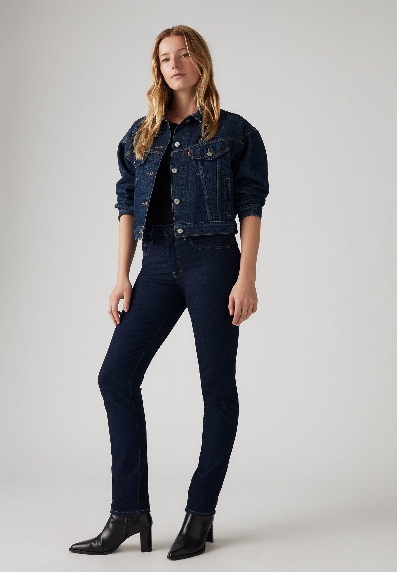 724 High Rise Straight Jeans