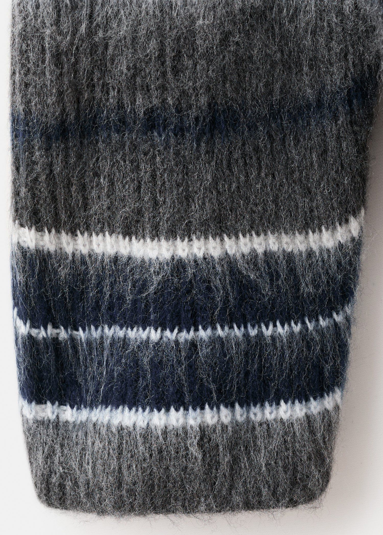 Knit striped sweater