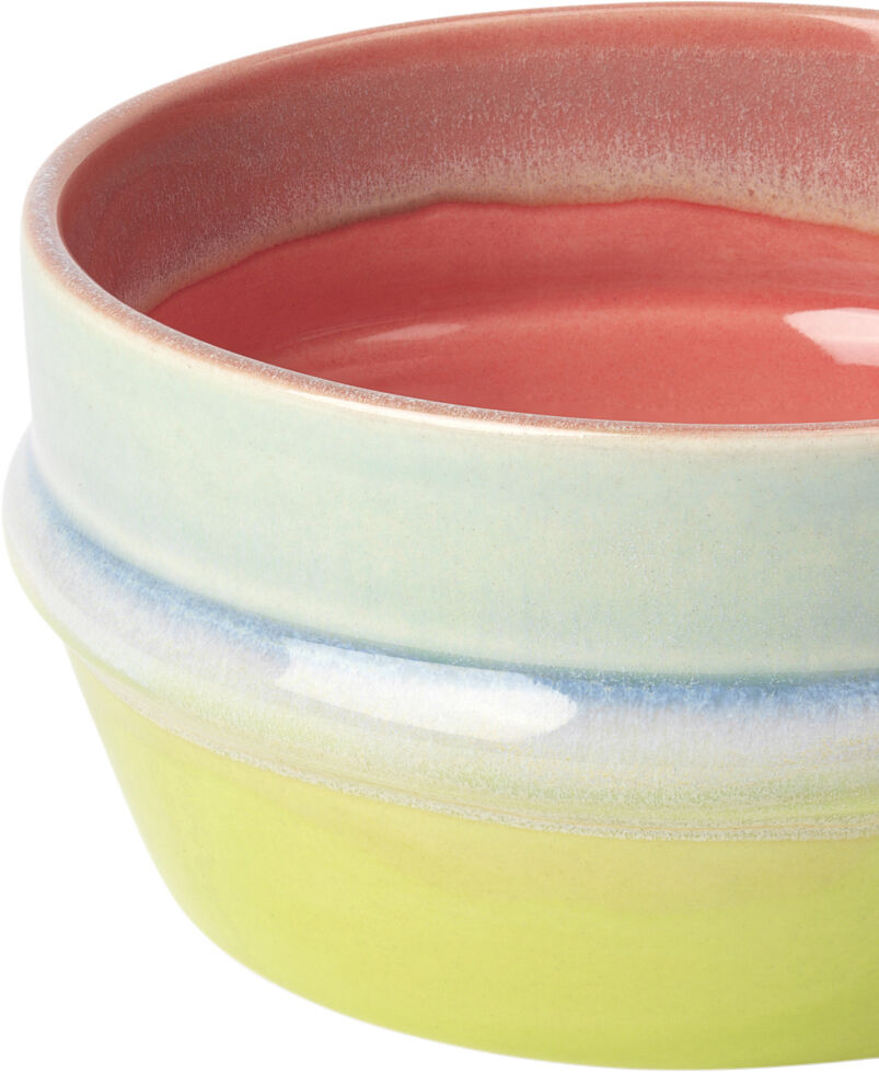 Poppery Sk&aring;l &Oslash;12 cm pink/mint/apple green