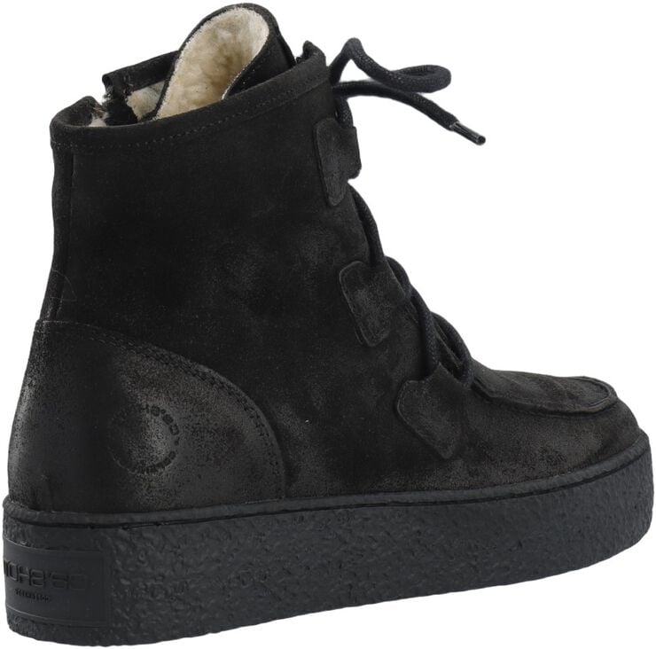 CASCAMILLA Lace Boot Warm Oily Suede 2. 0