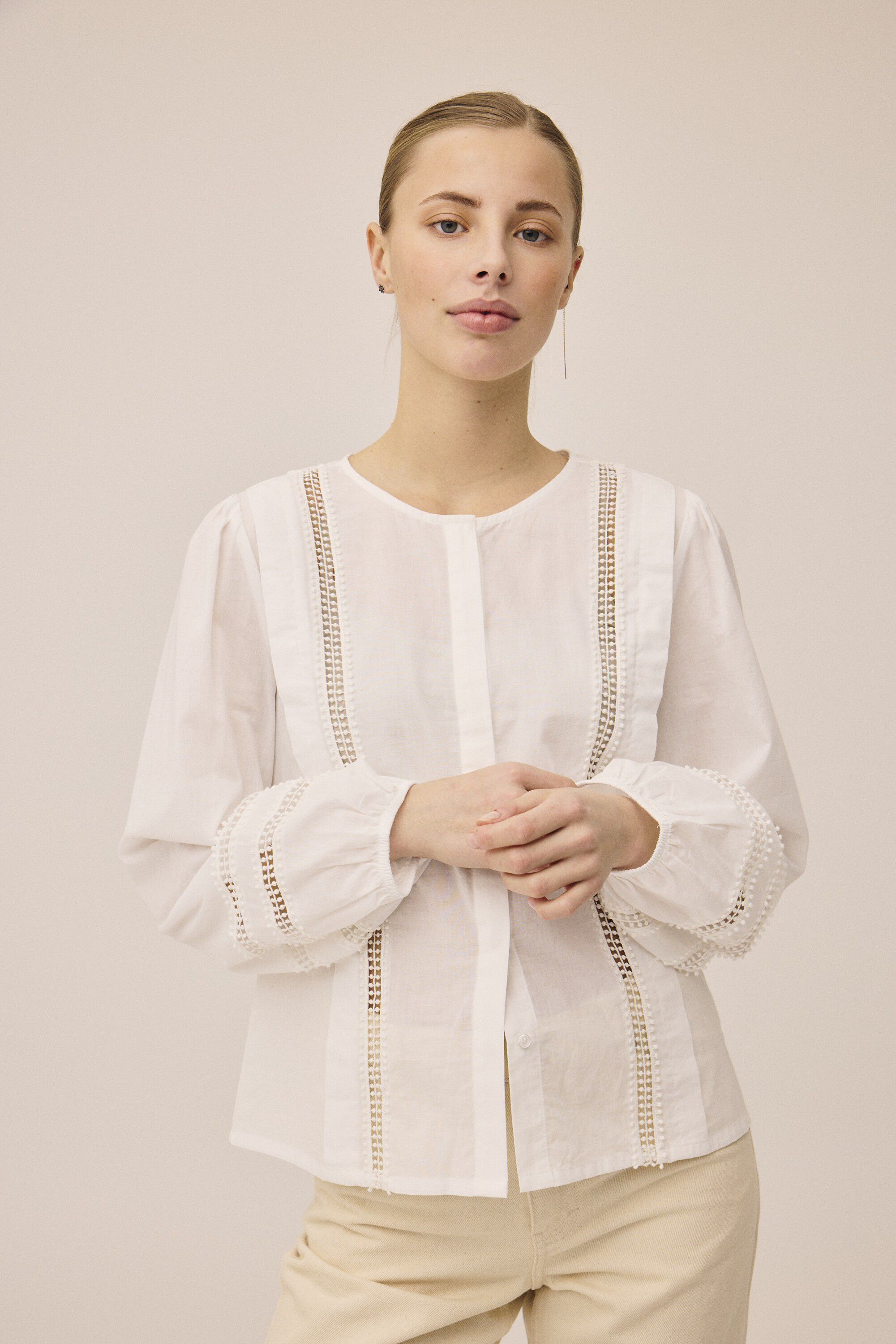 Isolde 2 Voile Blouse - 100% Organic Cotton GOTS