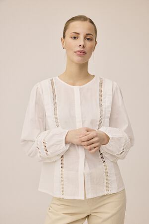 Isolde 2 Voile Blouse - 100% Organic Cotton GOTS