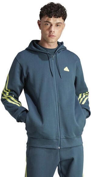 FUTURE ICONS 3 STRIPES FULL-ZIP Hættetrøje