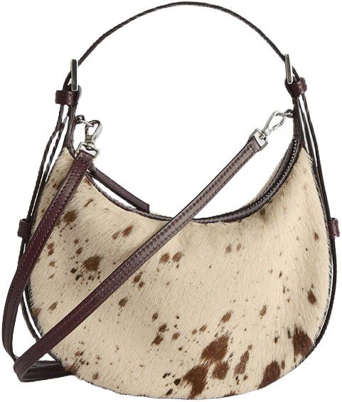 Silea Mandorla/Walnut Printed Mini Cow/Vacchetta