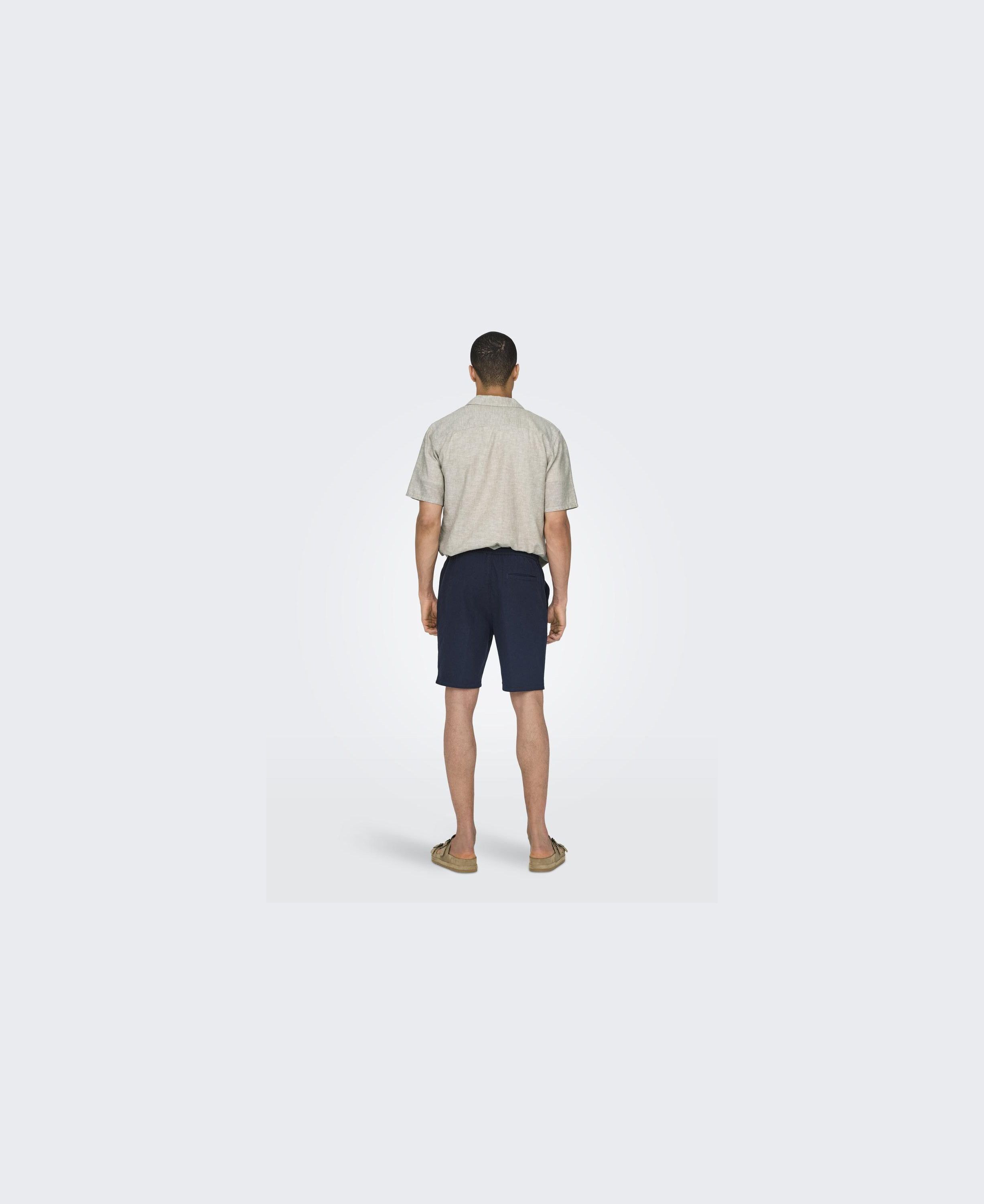 ONSLINUS 0007 COT LIN SHORTS NOOS