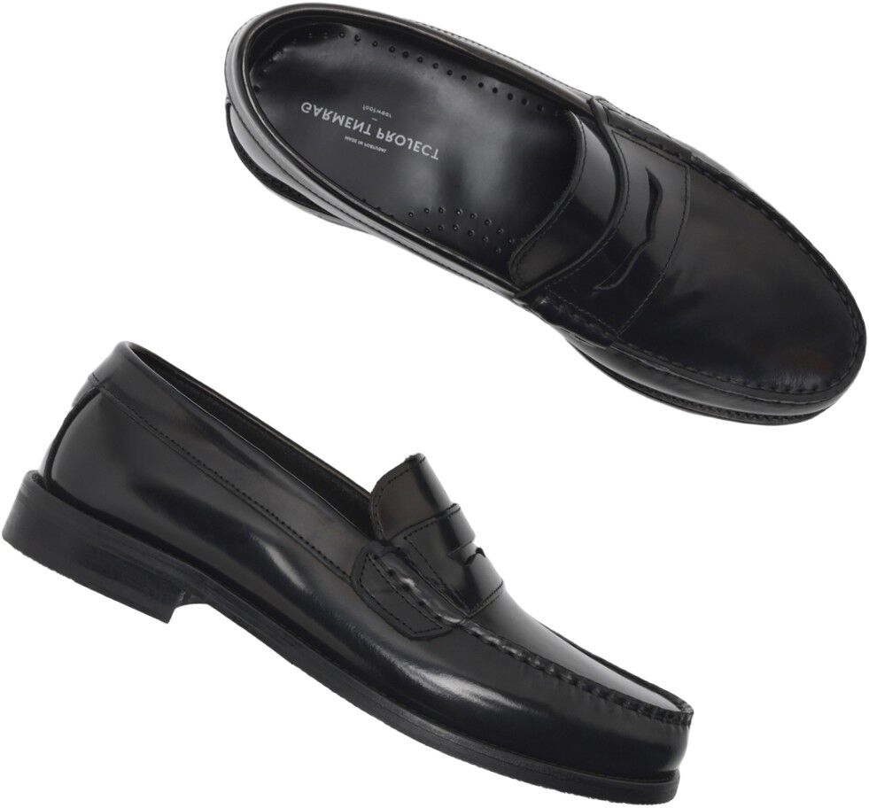 Miles Penny Loafer - Black Polido