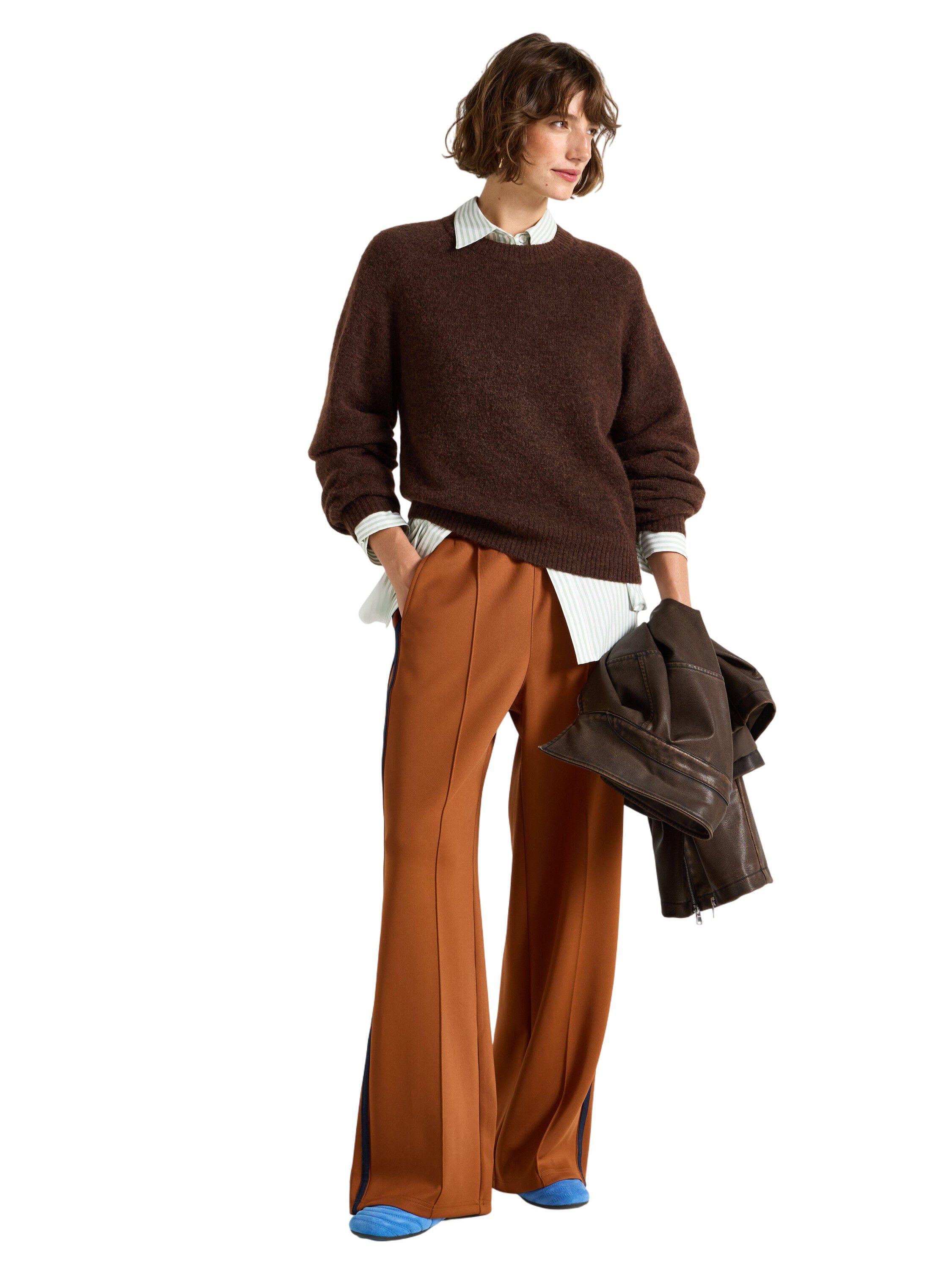 Afslappede jerseybukser i et sporty