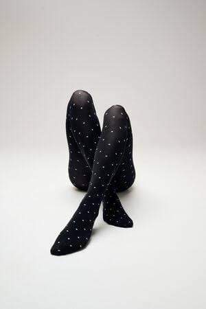 Dot pantyhose