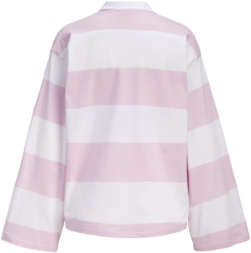 JXVILMA LS STRIPE POLO JRS