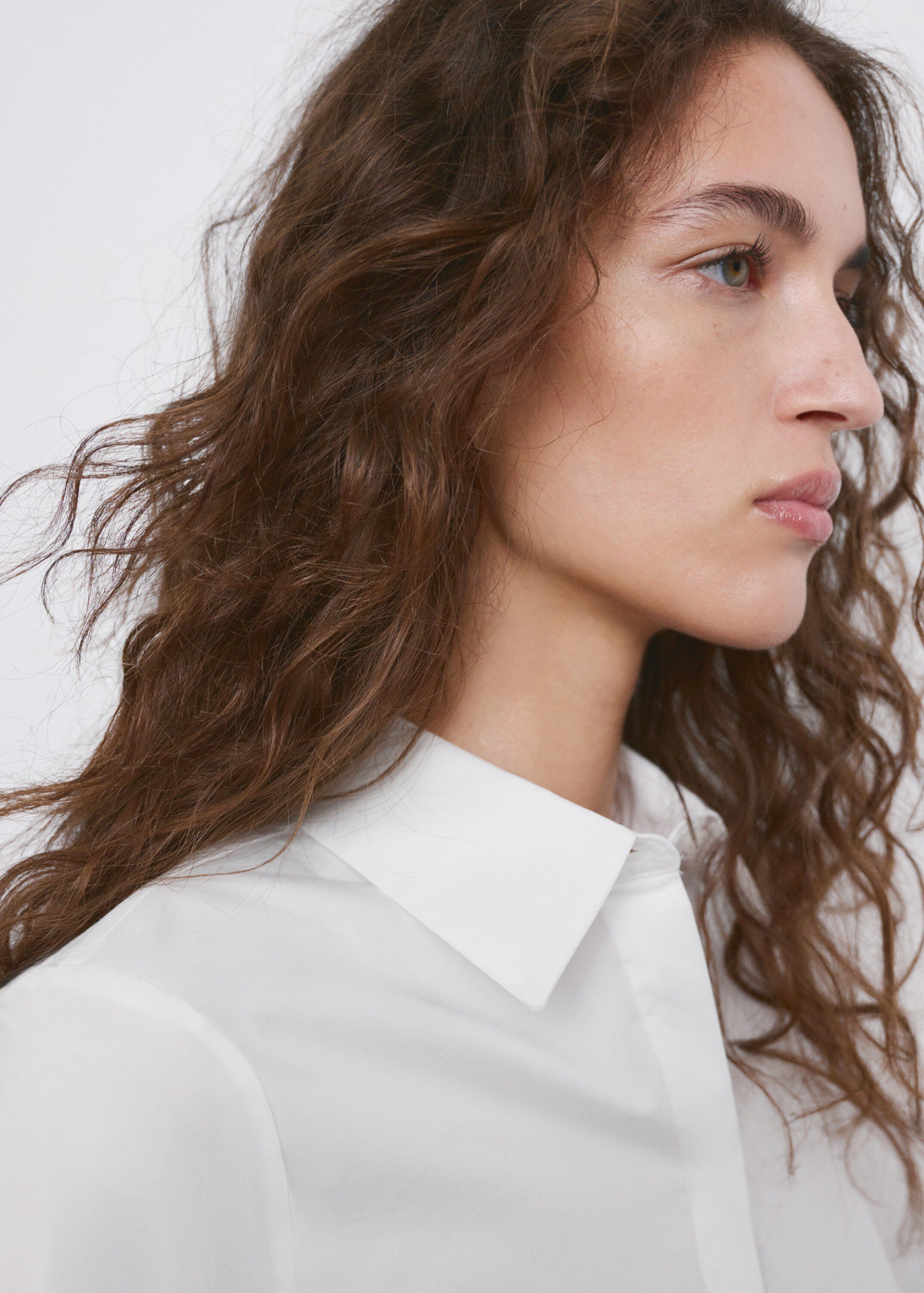 Slim-fit poplin shirt