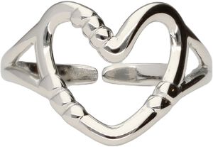Ring heart open