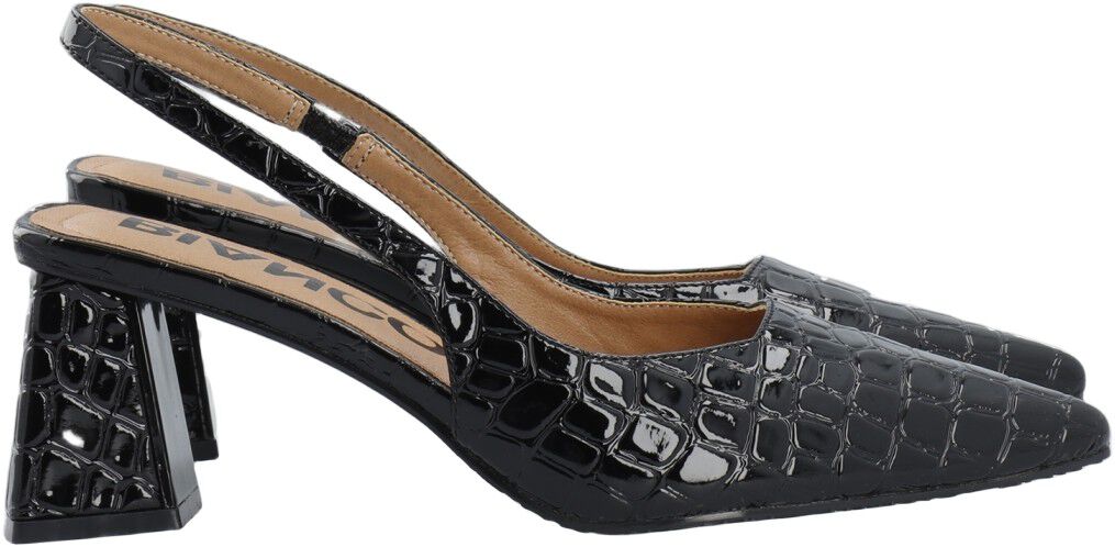 BIAMARALYN Slingback Croco Patent