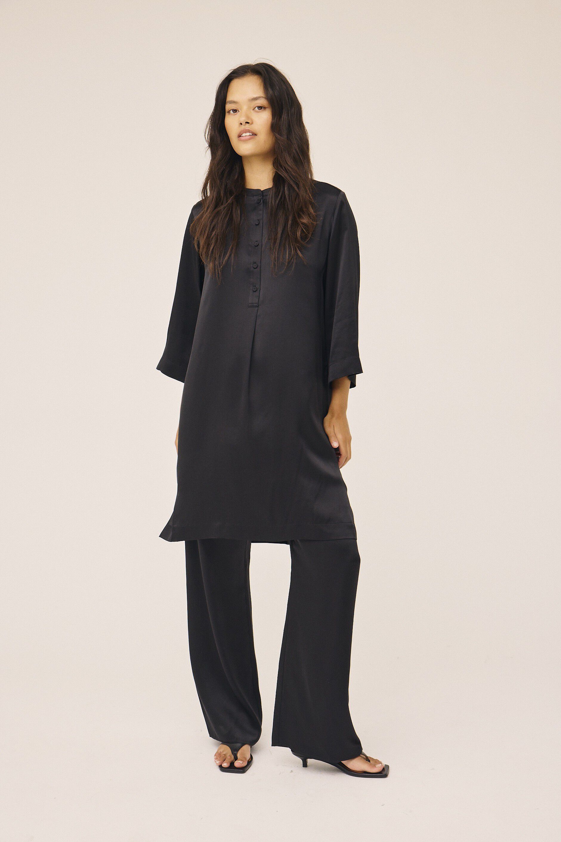Moon 15 G - Night Shirt Dress, 100% Silk