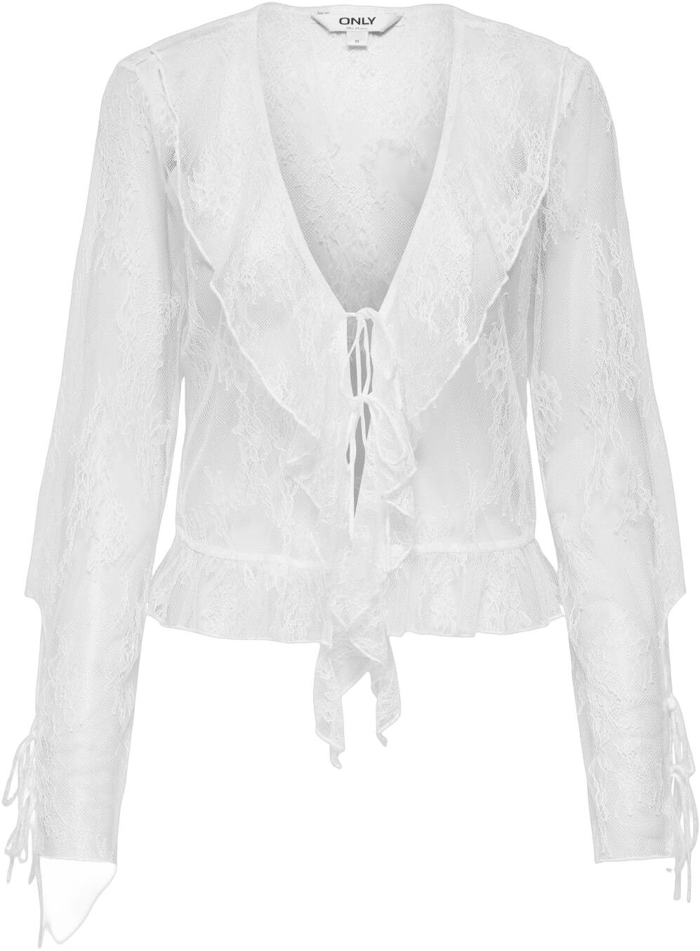 ONLCALIBEA L/S RUFFLE TOP WVN EX