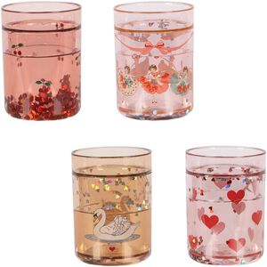 4 PACK GLITTER CUPS
