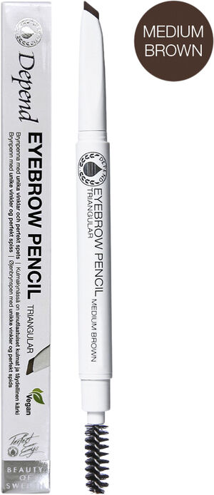 Eyebrowpen. triagular Mediumbrown nord