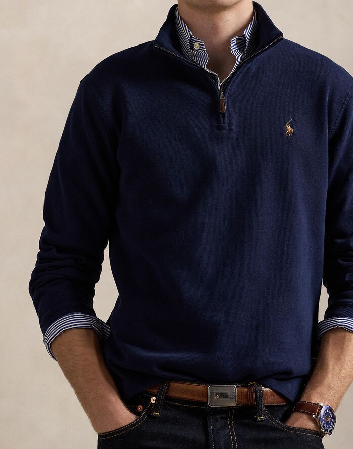 Estate-Rib Quarter-Zip Pullover
