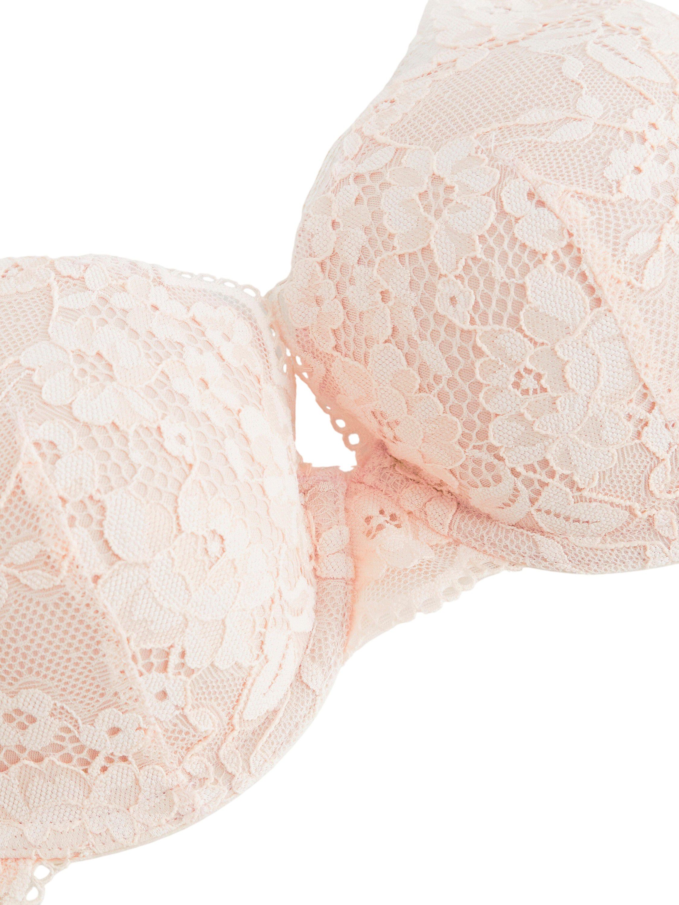 Lilja t-shirt-bh med blonder