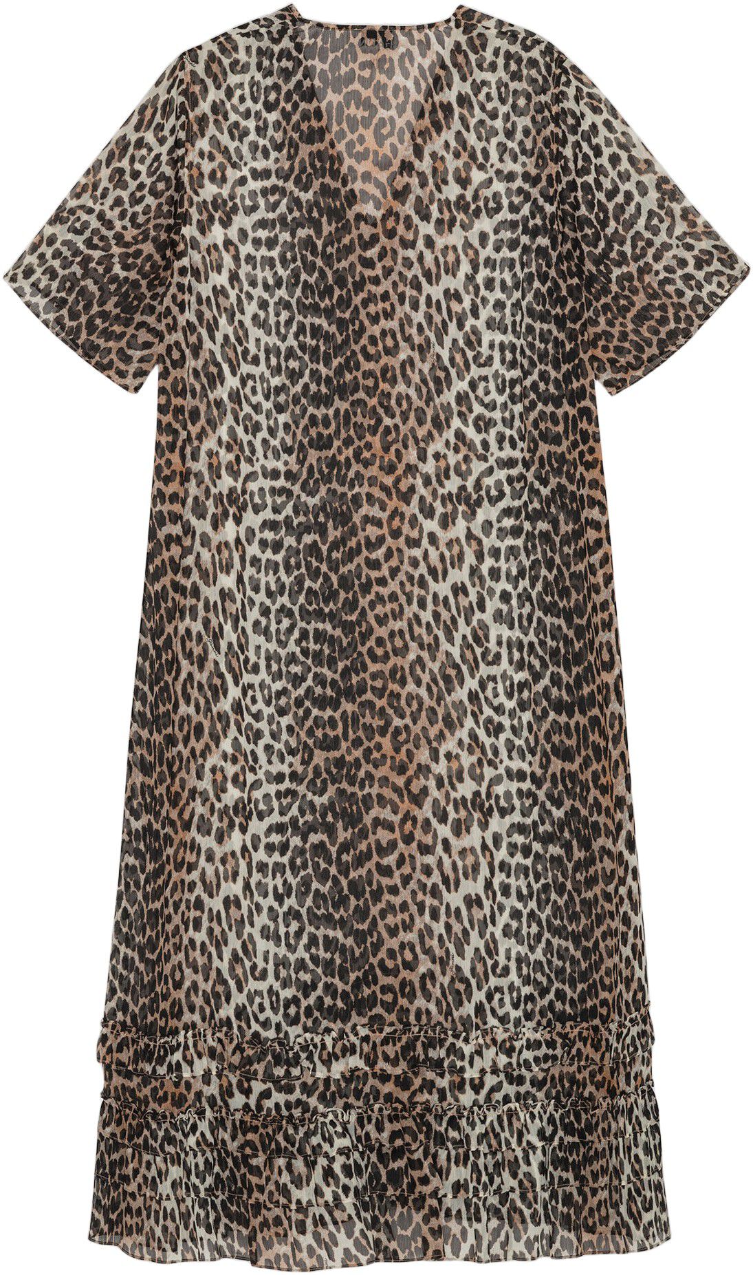 Light Chiffon Maxi Dress With Ruffl