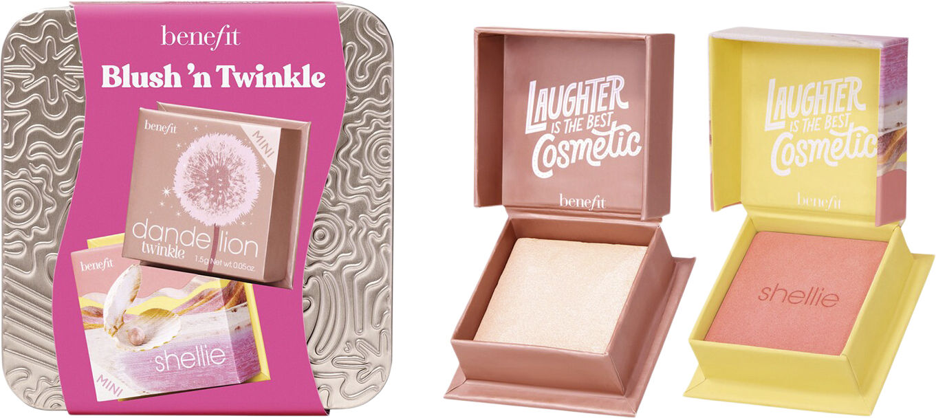 Blush 'n Twinkle - Mini blush & highlighter Duo