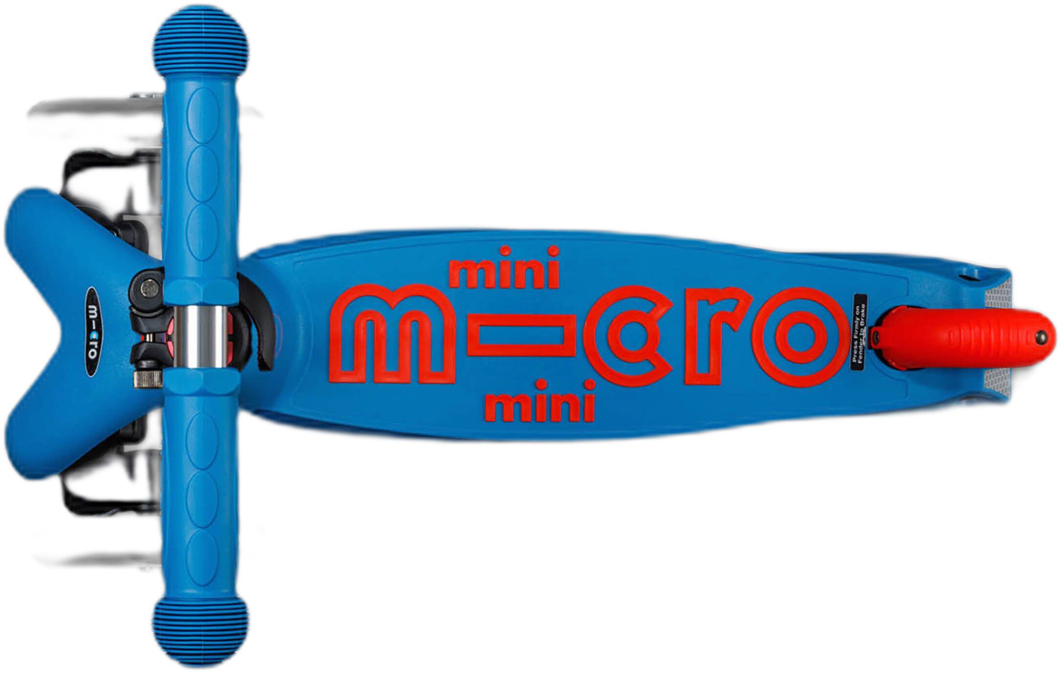Micro - Mini Deluxe Foldbar LED - Neon Flashing Red