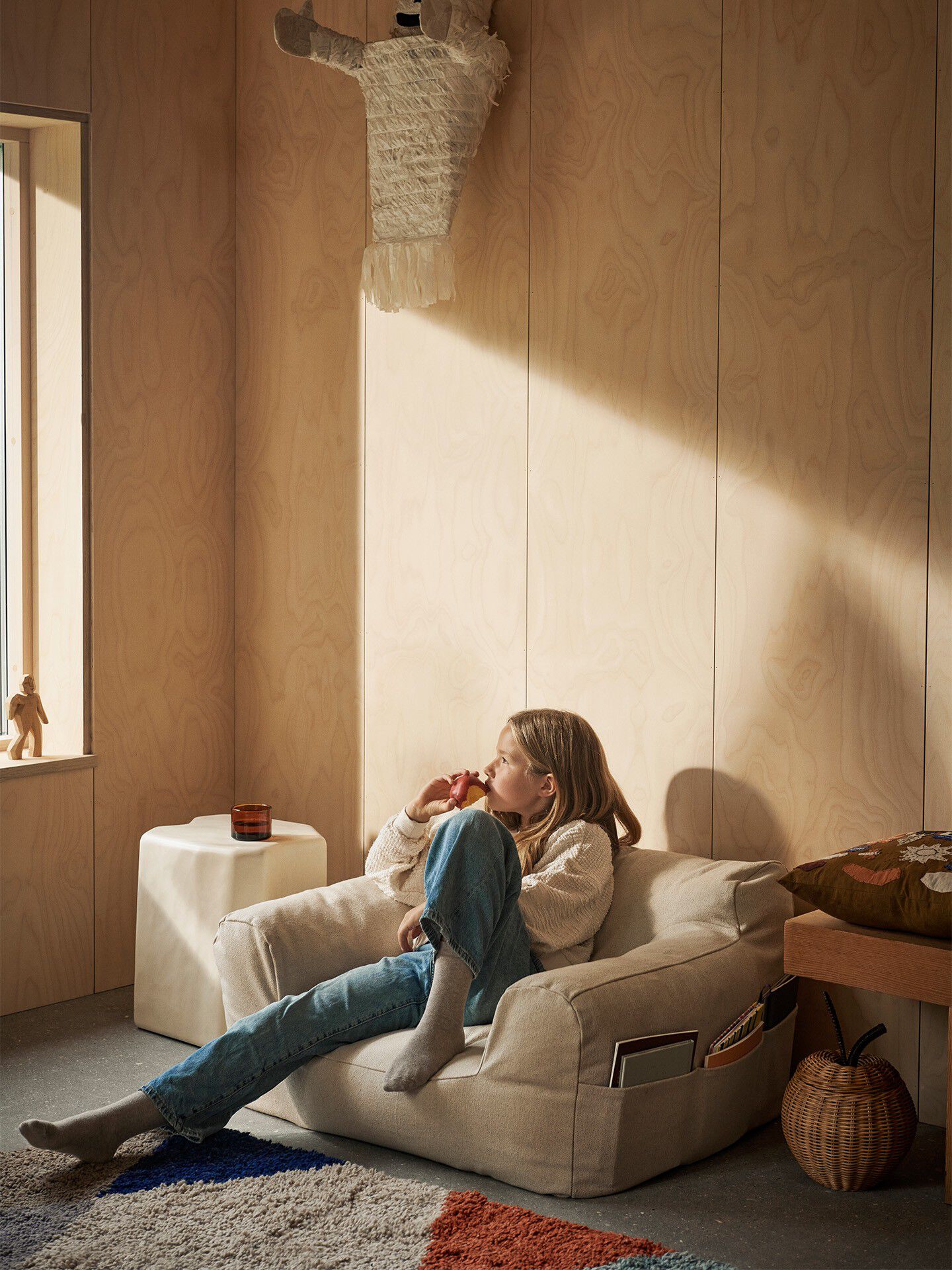 Billow Bean Bag - Off-white