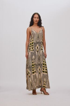 Ikat V-dress - Annebeth
