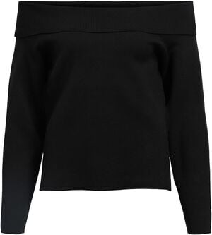 OBJREYNARD L/S RE OFF SHOULDER KNIT