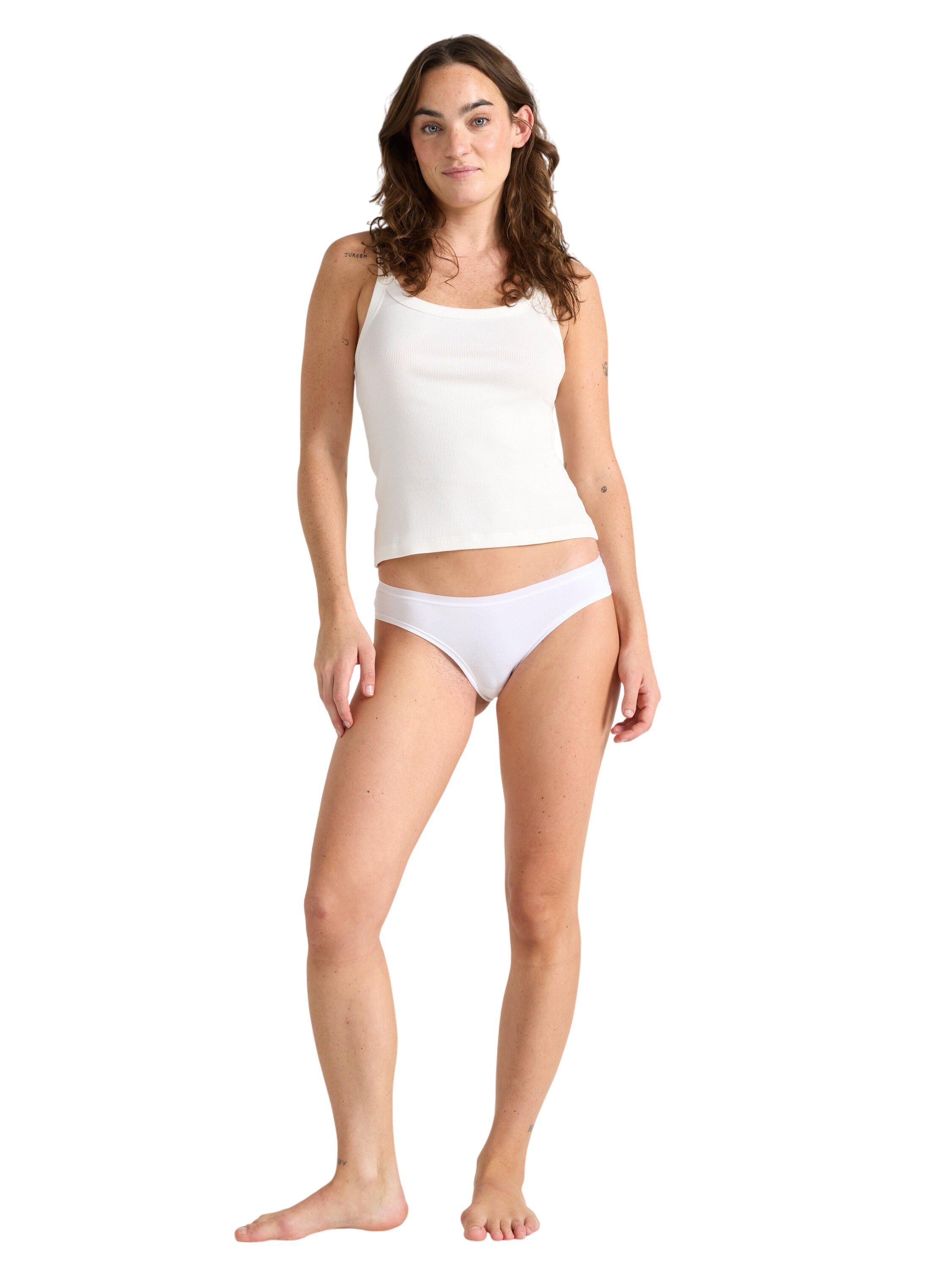 Bikinitrusser med lav talje