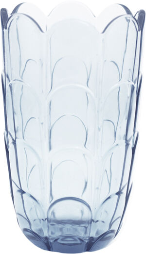 Lily Vase H19 cm blue iris