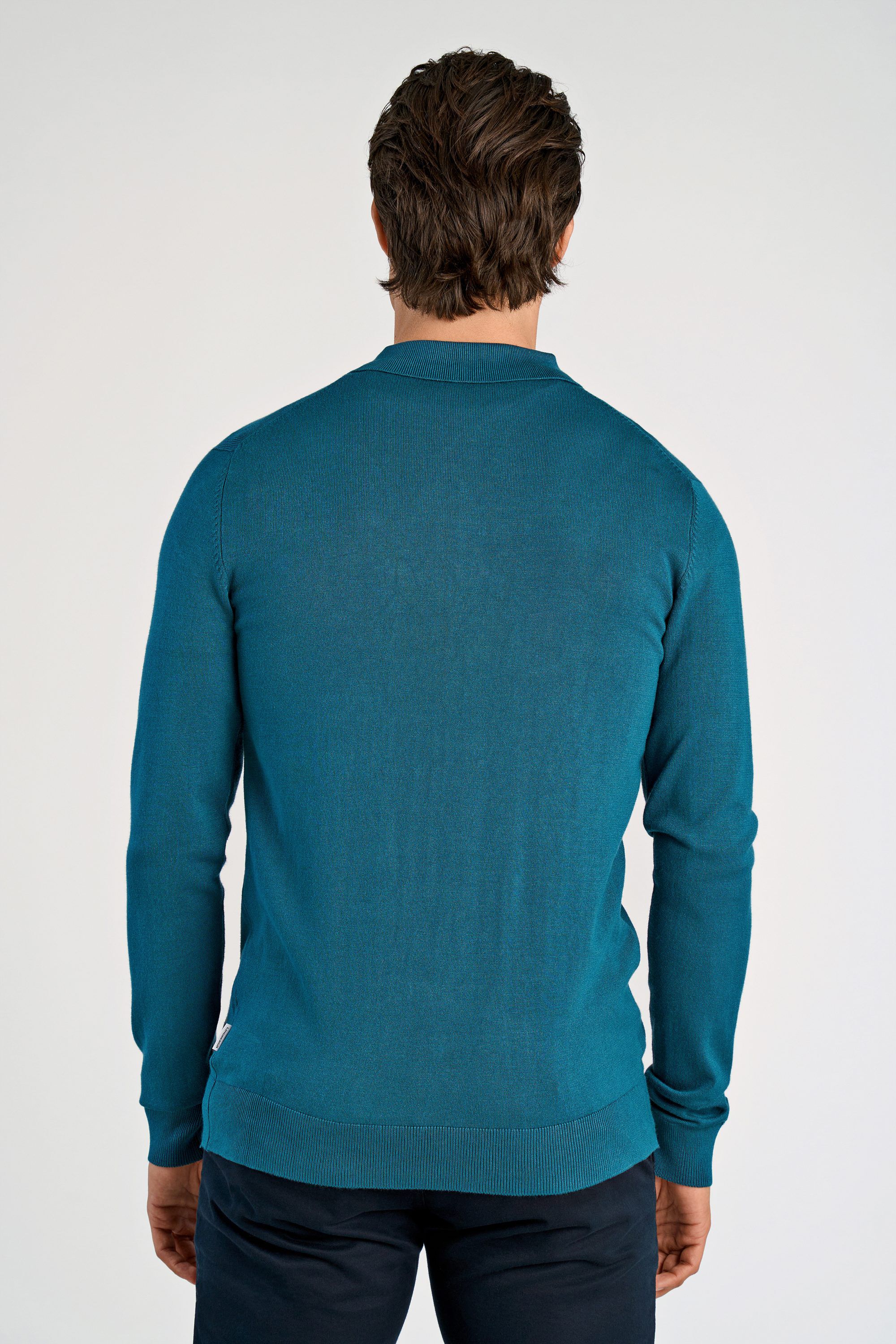 Ecovero L/S zip polo