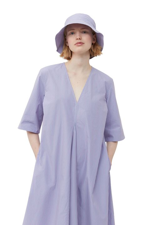 Stripe Cotton Bucket Hat