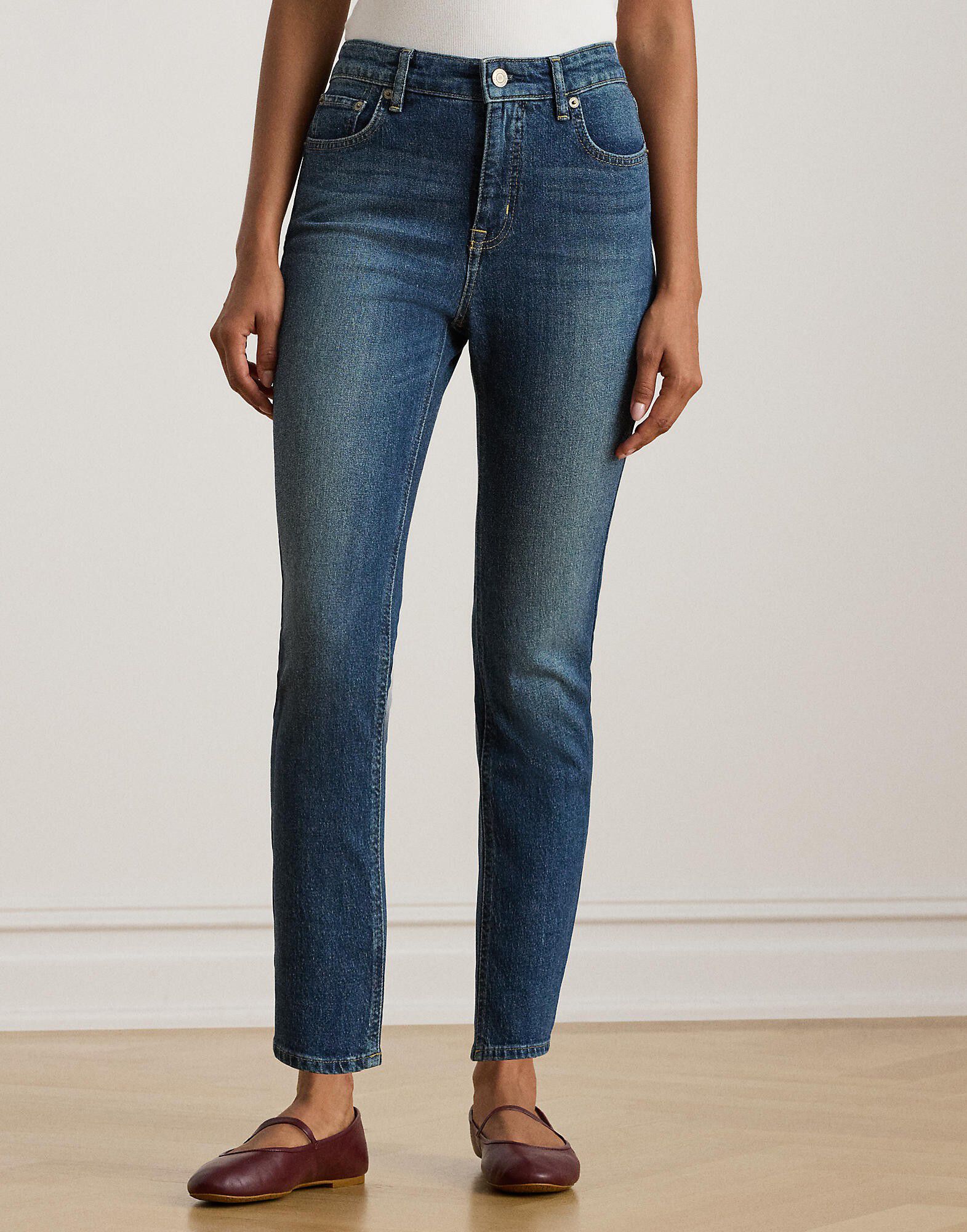 High-Rise Straight Ankle Jean