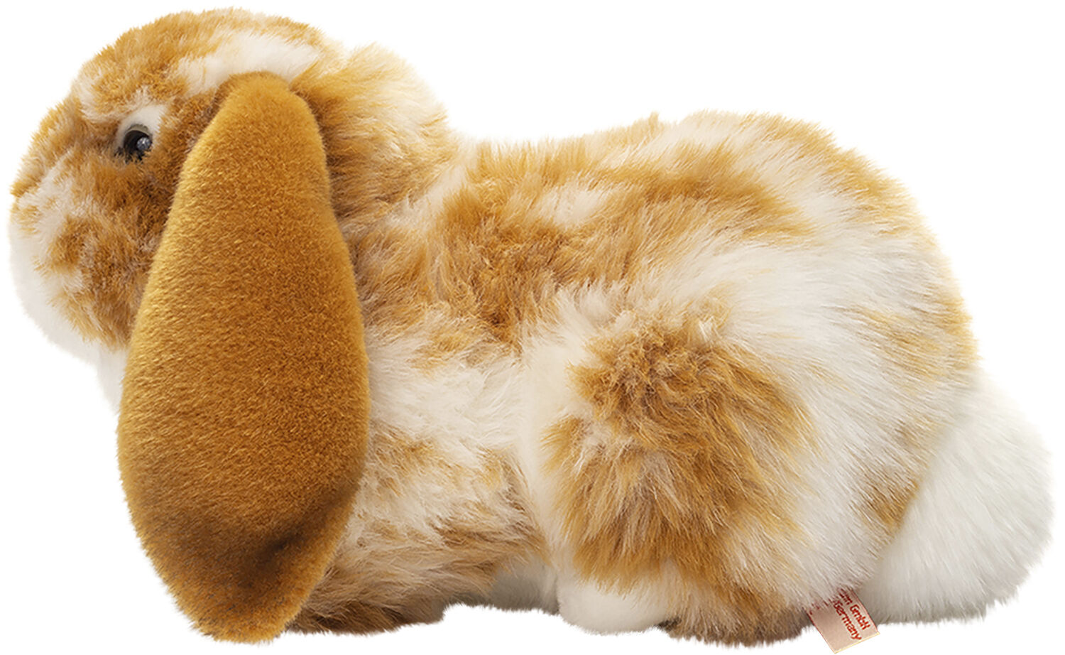 Teddy Hermann - Liggende kanin brun-hvid 30 cm