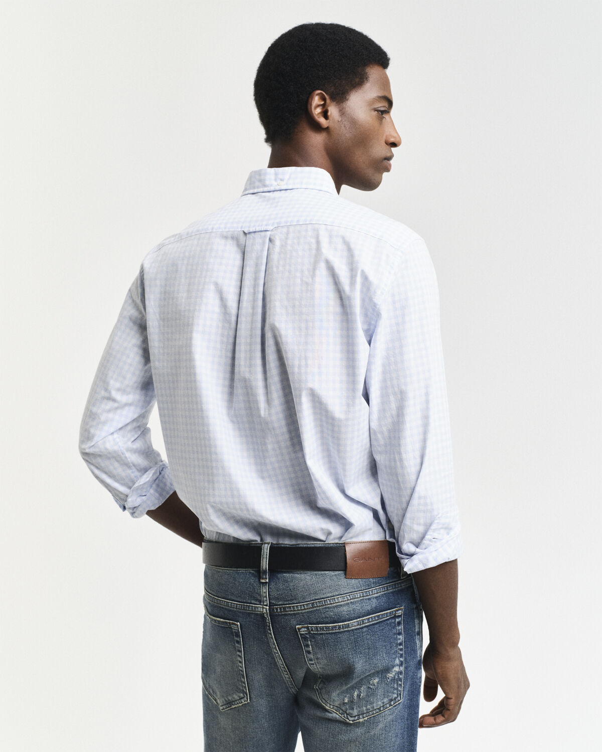 REG CLASSIC POPLIN GINGHAM SHIRT