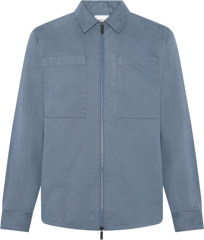 Twill Zip Overshirt