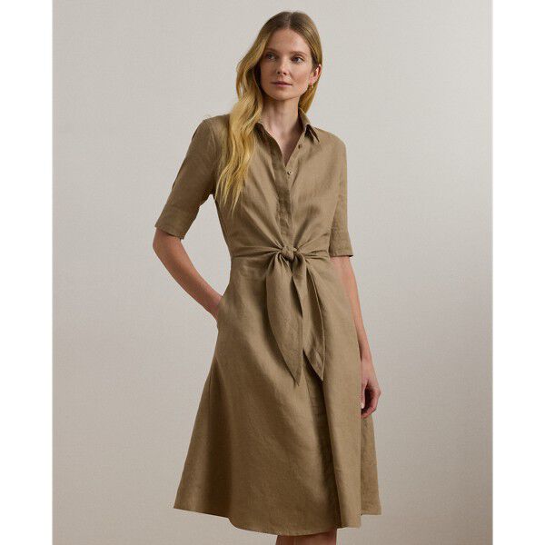 SOFT DRAPEY LINEN-DRESS