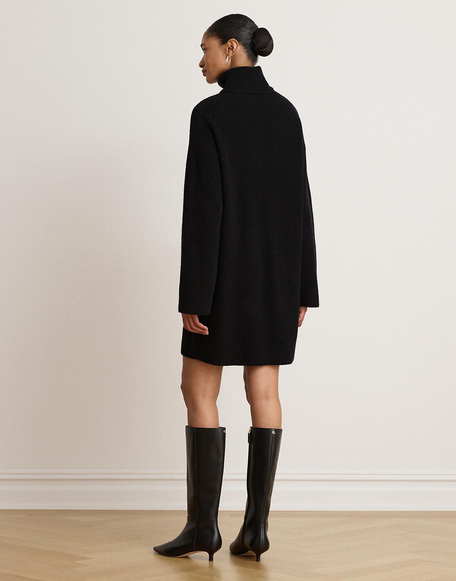 WOOL CASHMERE-LS DRESS