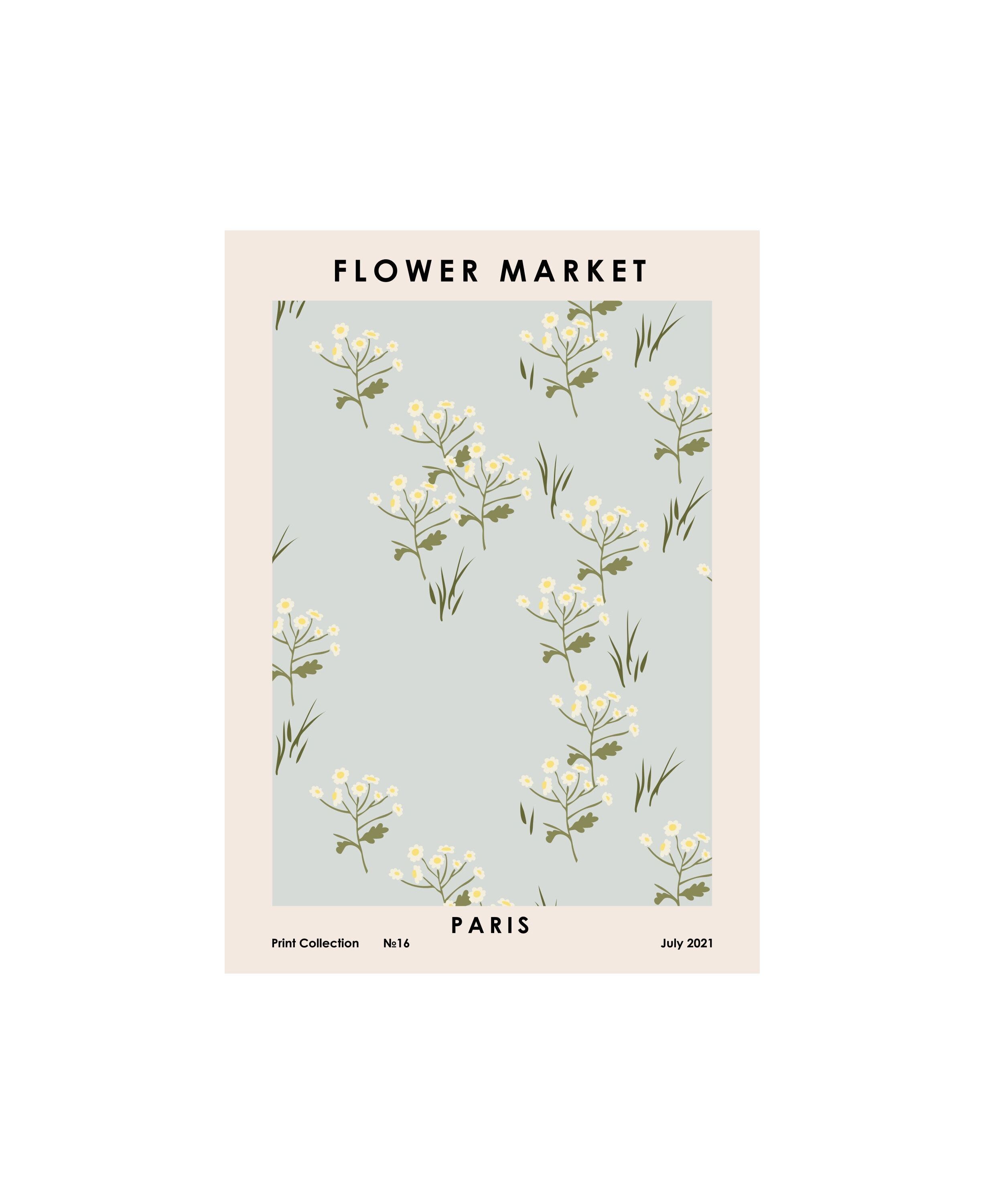 Affordable Art Prints x NKTN - Flower Market Paris