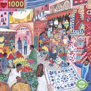 eeBoo - Puslespil 1000 brk - Marrakesh