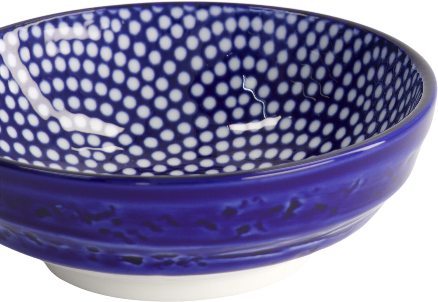 Nippon Blue Dish 9. 5x3 Dot