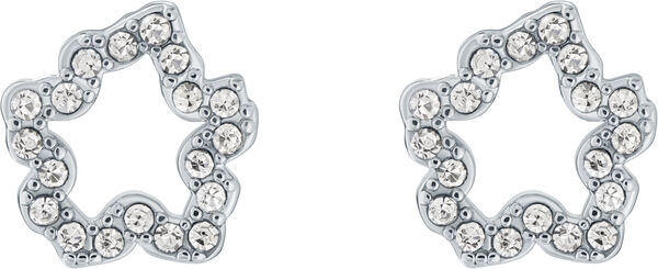 CARLIYY Crystal Magnolia Stud Earri