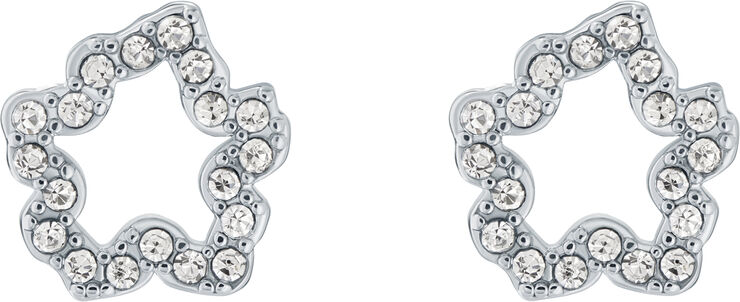 CARLIYY Crystal Magnolia Stud Earri