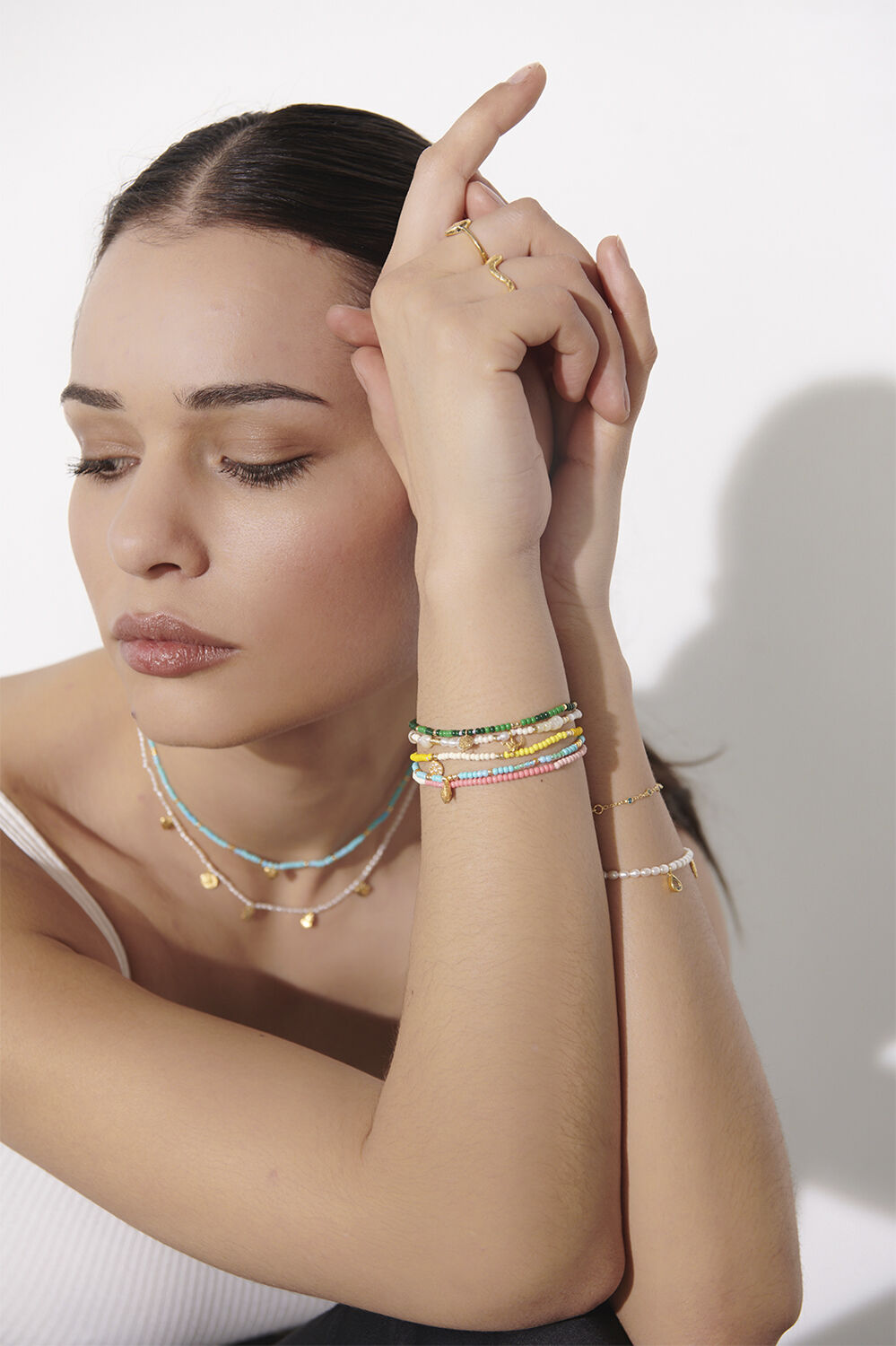 Global Goal # 14 Fish Beaded Bracelet